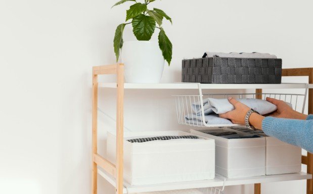 How can you make storage look stylish instead of bulky