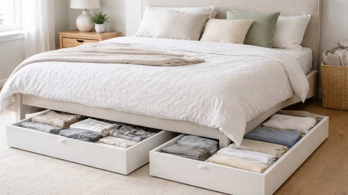 Under Bed Storage Drawers: Ways To Maximize Hidden Space