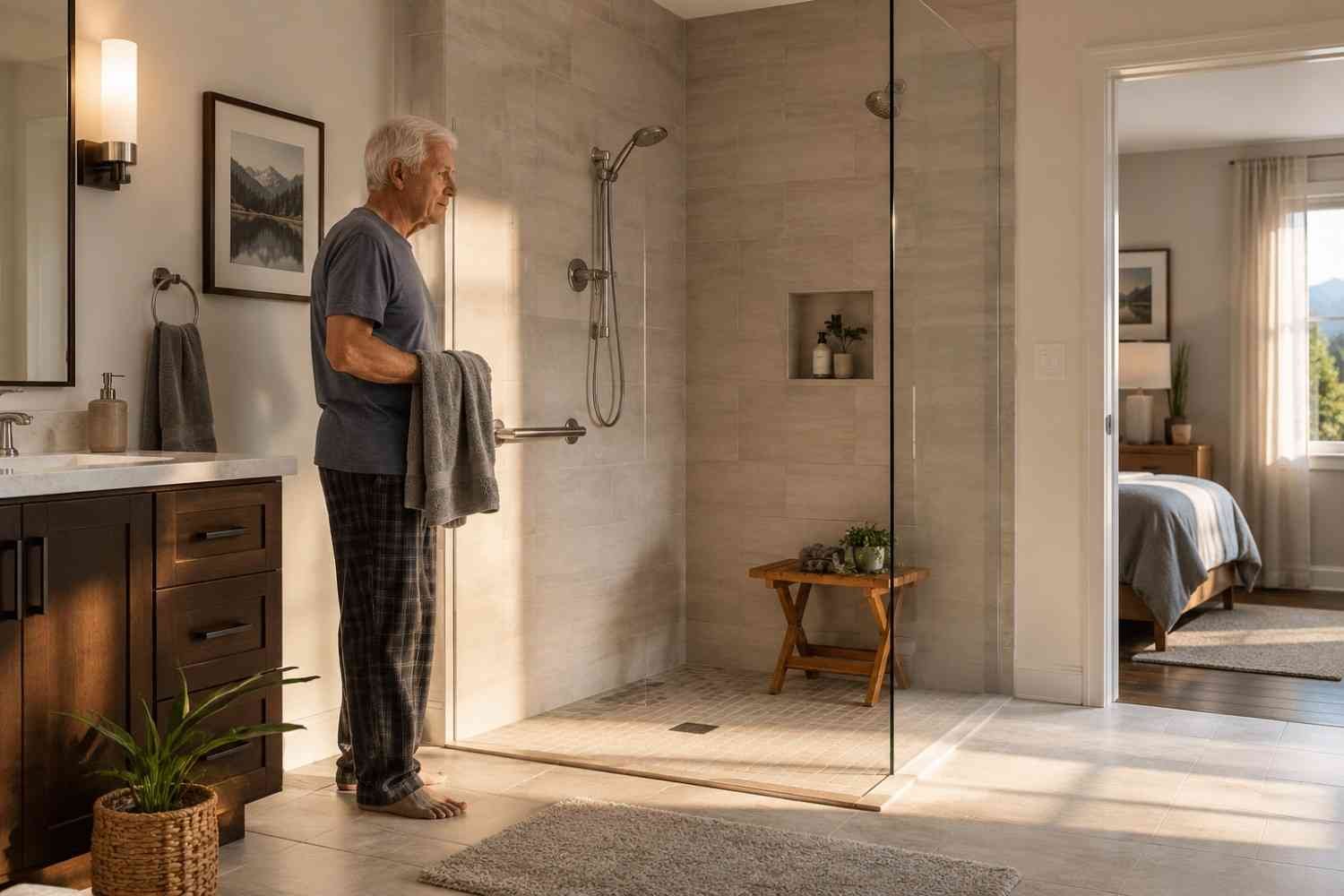 How Walk-In Showers Support Aging in Place for Utah Homeowners